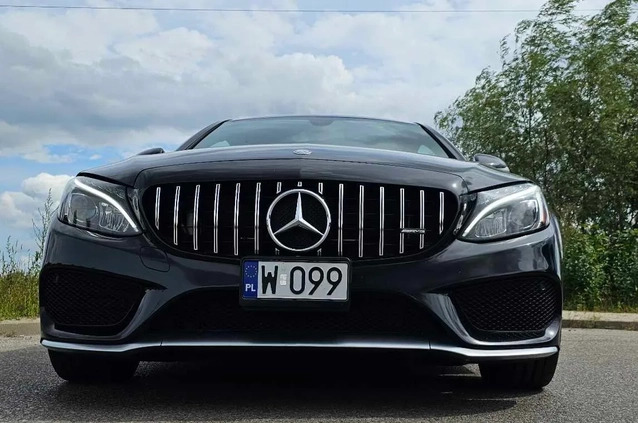 Mercedes-Benz Klasa C cena 186500 przebieg: 57000, rok produkcji 2017 z Warszawa małe 407